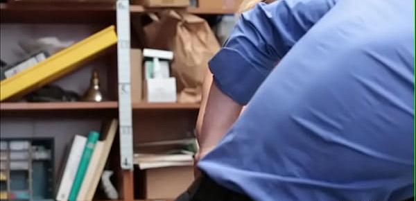 Shoplifter Zoey enjoys the way LP fucks